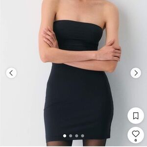 Zara Mini Black Tube Dress